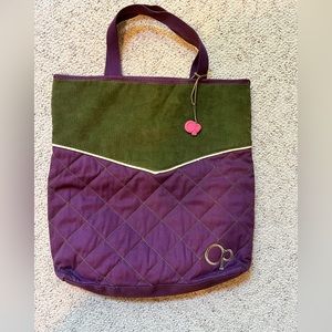 Vtg OP Ocean Pacific Quilted Tote Bag